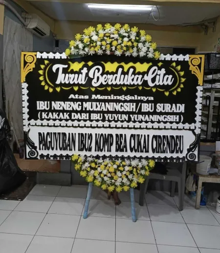 Papan Bunga Duka Cileunca Bojong